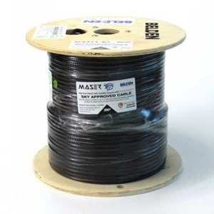 RG6 Sky approved coaxial TV/Sky cable - 152Metre Drum